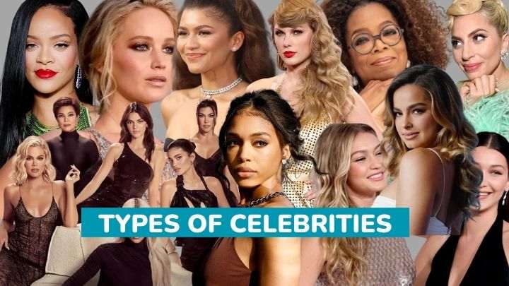 types of celebrities
